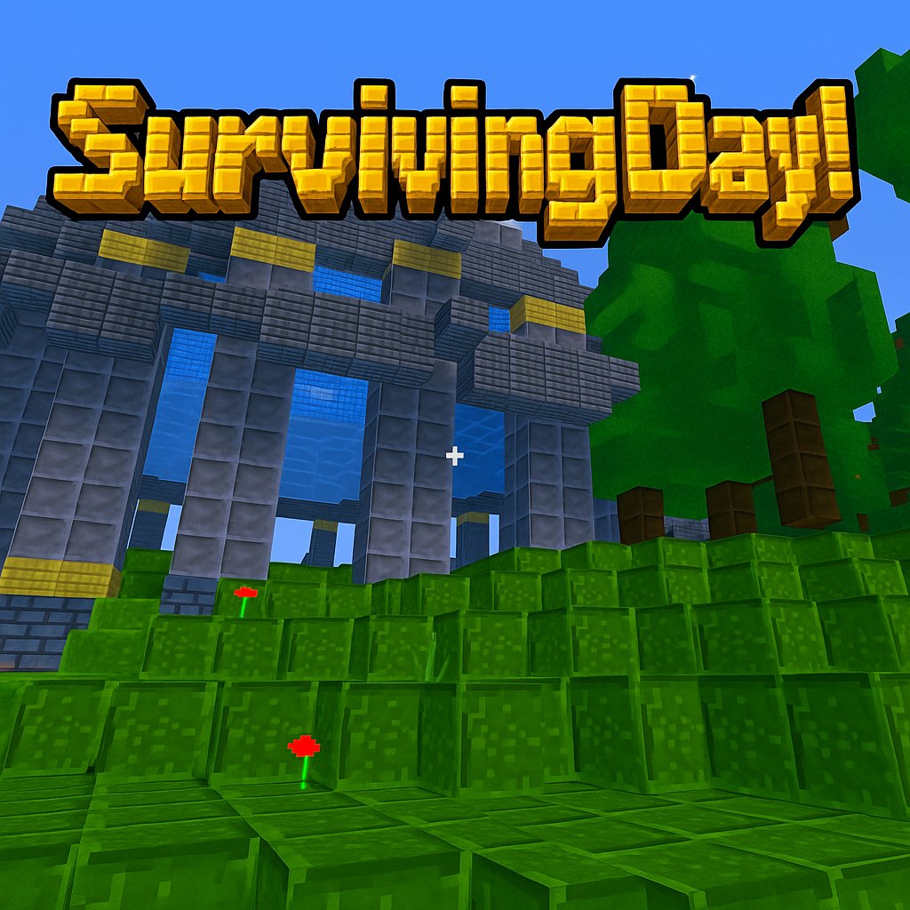 VikerusForrest's tweet card. Endless Voxel Open World Adventure Survival Game with Many Features!