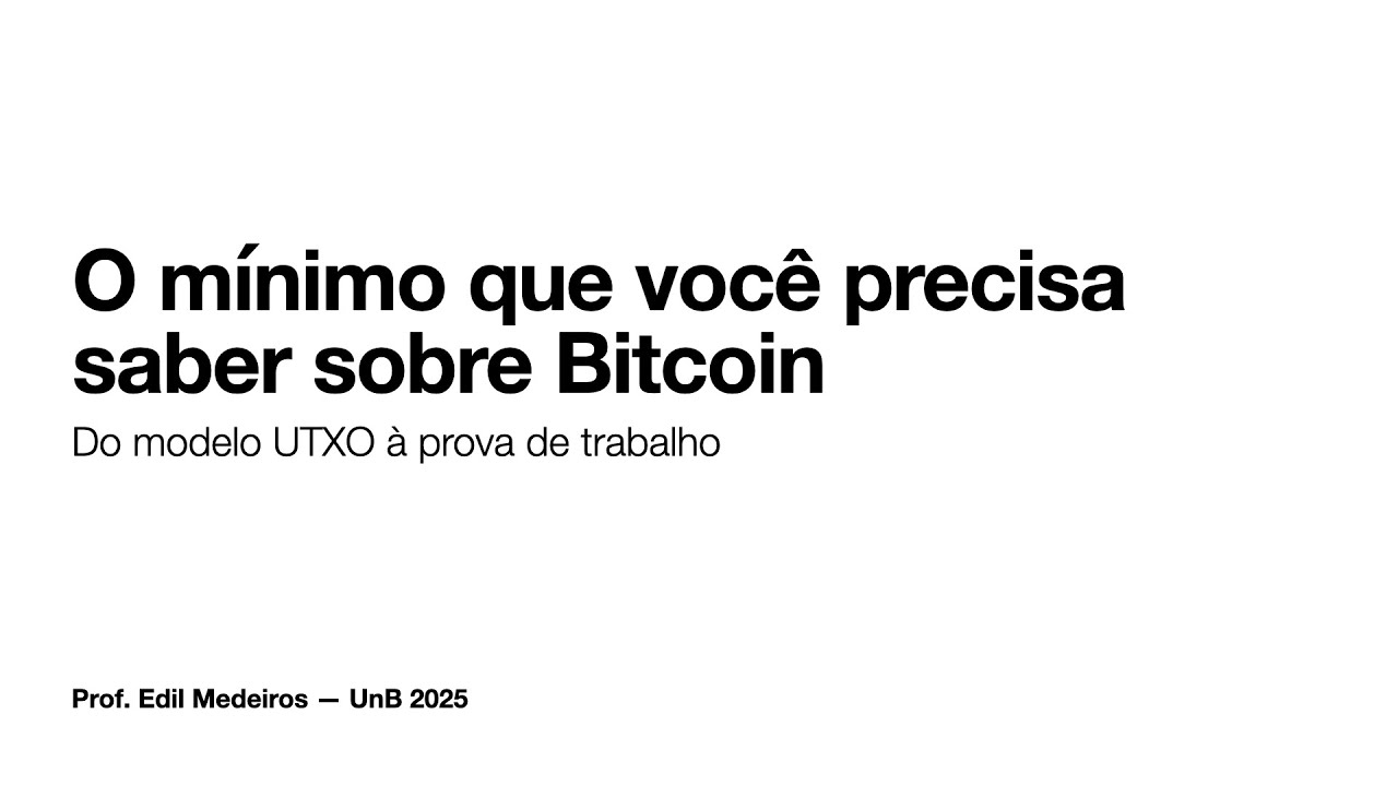 edil_medeiros's tweet card. O mínimo que você precisa saber sobre Bitcoin: do modelo UTXO à prova...