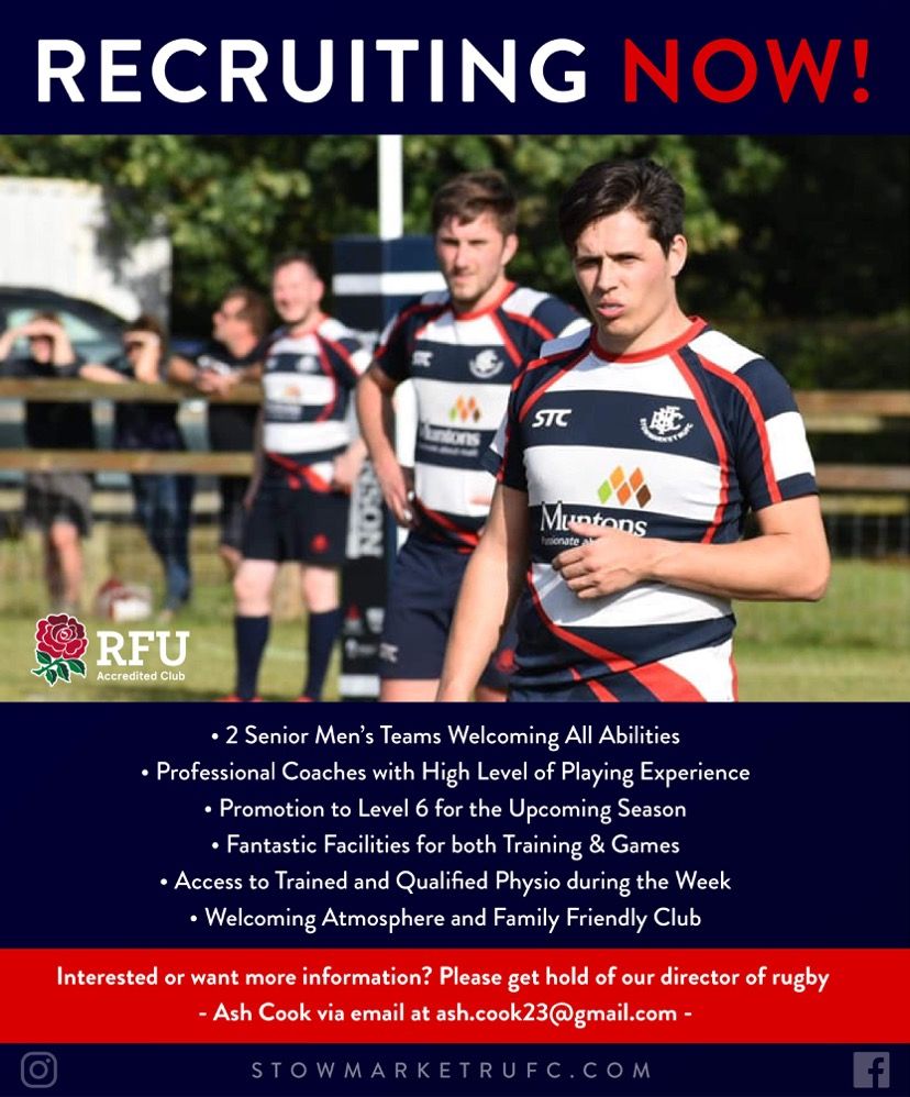 AW_Cook's tweet card. Pre season is drawing closer and we are very excited! Our journey into Level 6 starts on July 5th…#rugbyunion #suffolk #rfu #rugbyfamily #rugbyplayer