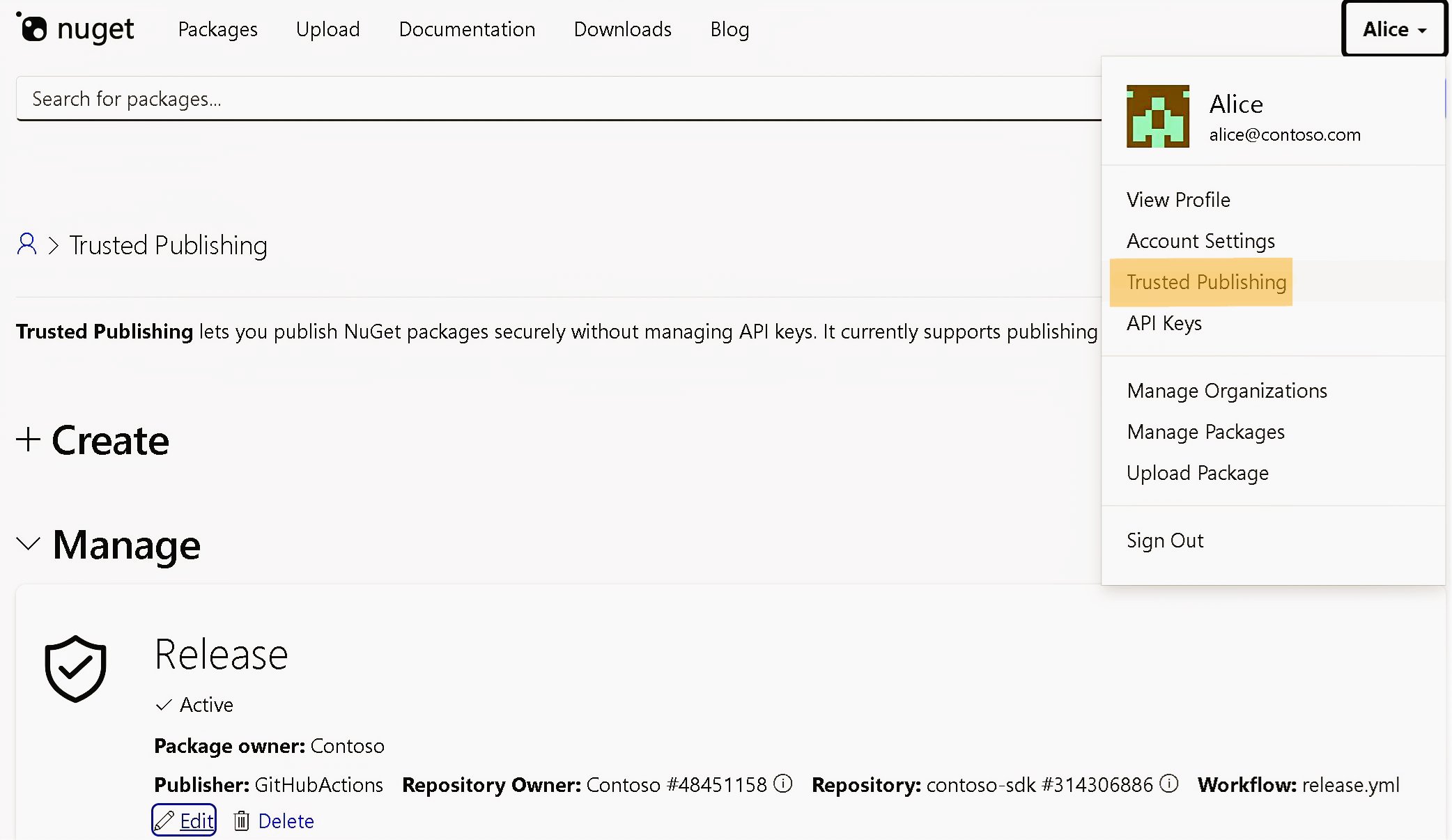 Herr_Ben11's tweet card. Announcing Trusted Publishing on NuGet.org - a safer way to publish packages using short-lived tokens instead of long-lived API keys