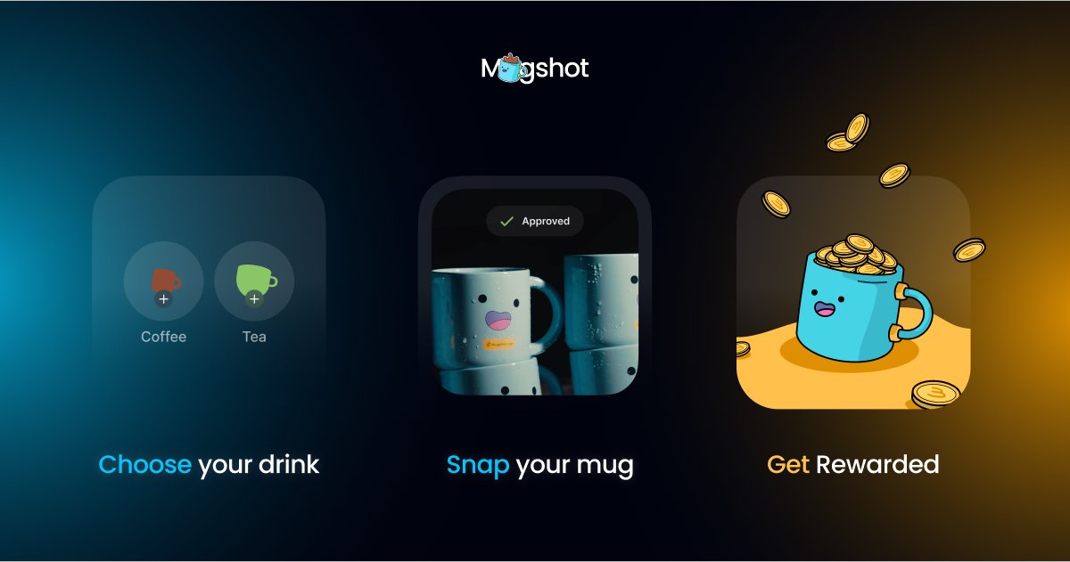 witchxcode's tweet card. Use reusable cups and earn rewards with Mugshot. Snap a photo of your cup, get verified by AI, and unlock points for discounts, perks, and impact tracking.
