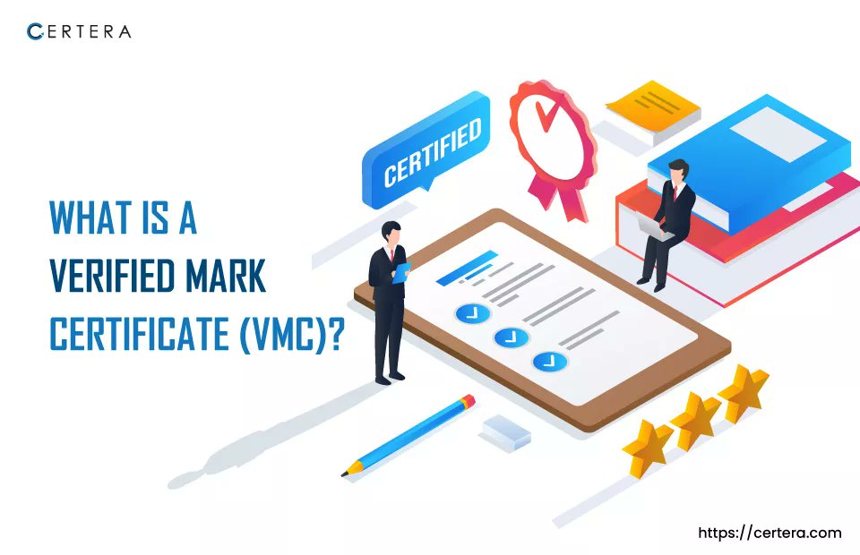 EncryptedFence's tweet card. Verified Mark Certificate is a digital certificate issued by a certificate authority that verifies logo ownership. Know everything about VMC.