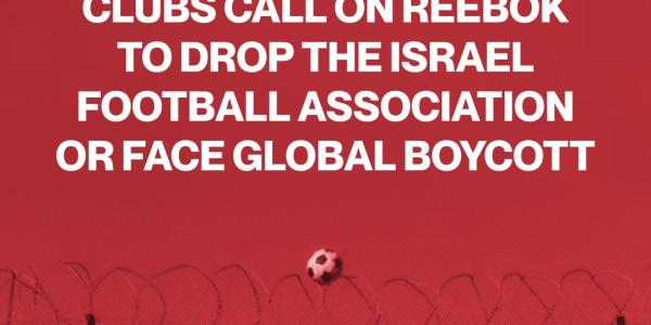 malcomaxx's tweet card. Join Runners for Justice in Palestine in delivering a letter from 367 Palestinian sports teams to Reebok HQ in Boston calling on the company to end its sponsorship of the Israel Football Association...