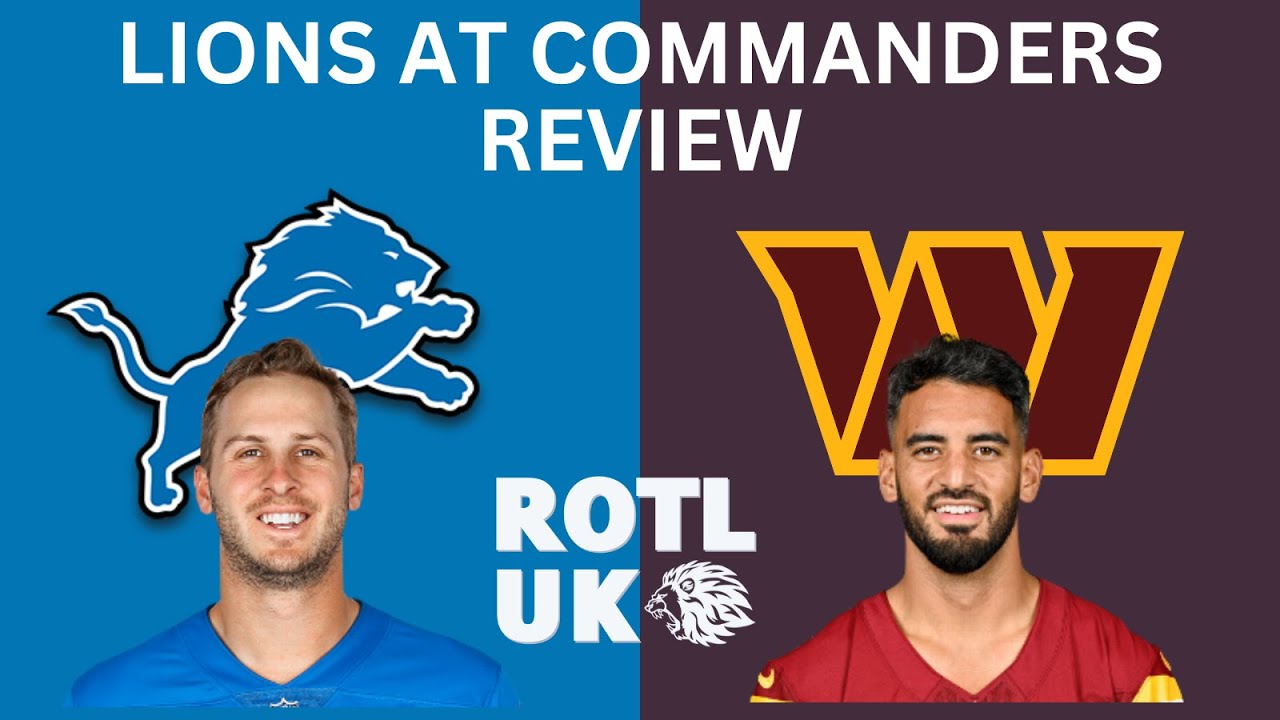 ROTL_UK's tweet card. Lions at Commanders Review | NFL 2025 Week 10