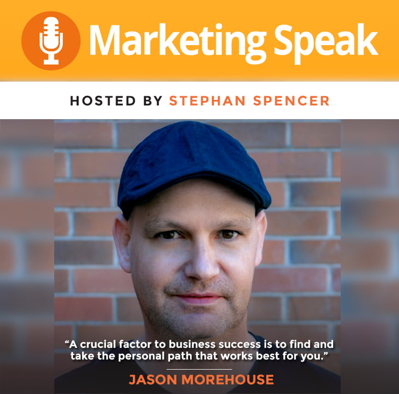 Checkfront's tweet card. Purpose-driven focus fuels business success. In this episode of Marketing Speak, Jason Morehouse, Founder & CEO of Checkfront, joins us to explore how to elevate your SaaS strategy. Tune in!