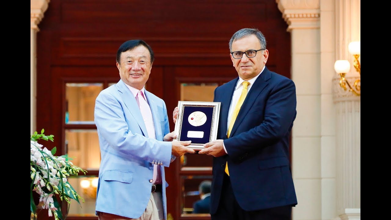 Huawei's tweet card. Huawei Founder Ren Zhengfei Honors Father Of Polar Codes & Scientists