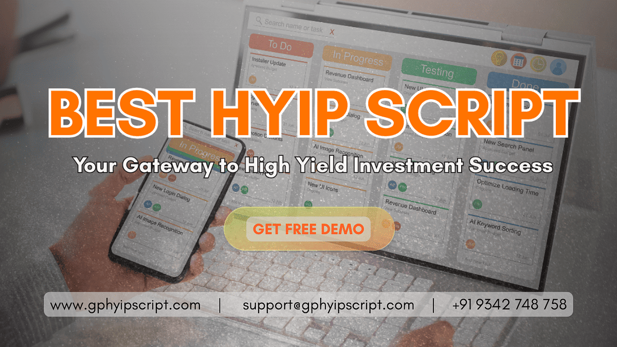 gphyipscript's tweet card. GP HYIP Script offers a reliable, secure HYIP solution for creating and managing a high-performing investment platform. Get a free demo…