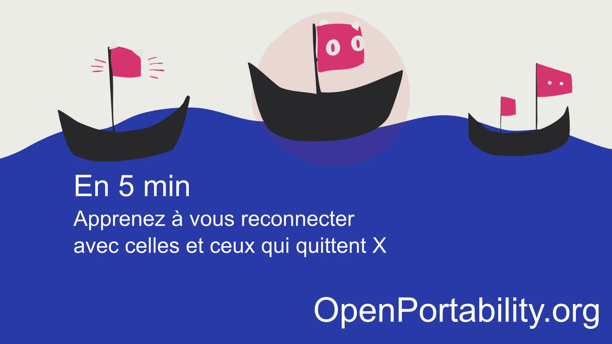 HelloQuitX's tweet card. Tutoriel pour utiliser la plateforme OpenPortability