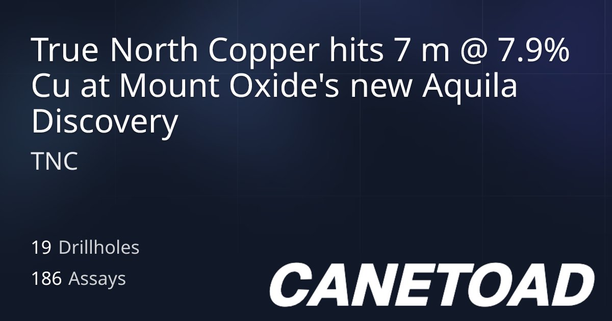 TerryCanetoad's tweet card. Drilling report from TNC published on 2025-11-18.