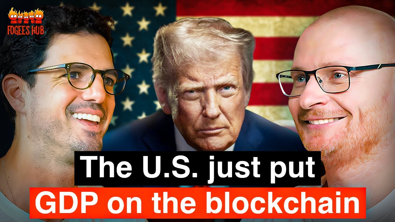 fogo's tweet card. Mike Cahill UNSEEN INTERVIEW before US Puts GDP Data on the blockch...