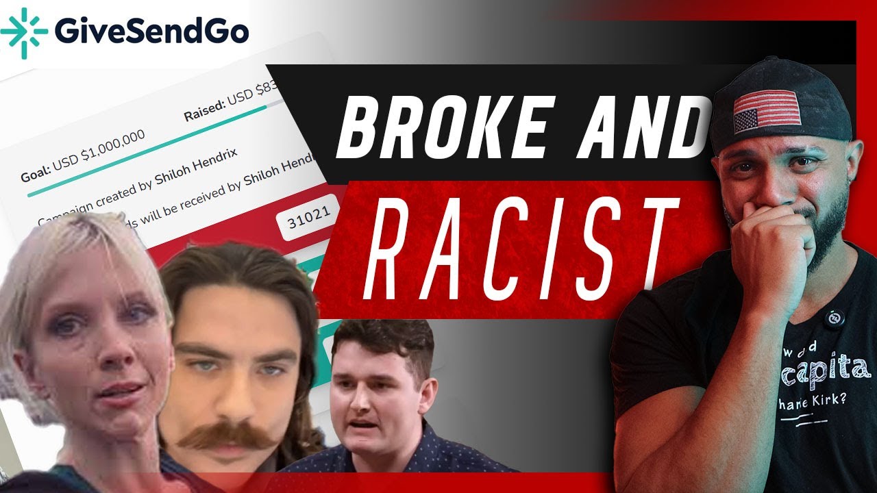 xAmazingLucasx's tweet card. Broke Racists Are Now Begging on GiveSendGo — You Can’t Make This Up