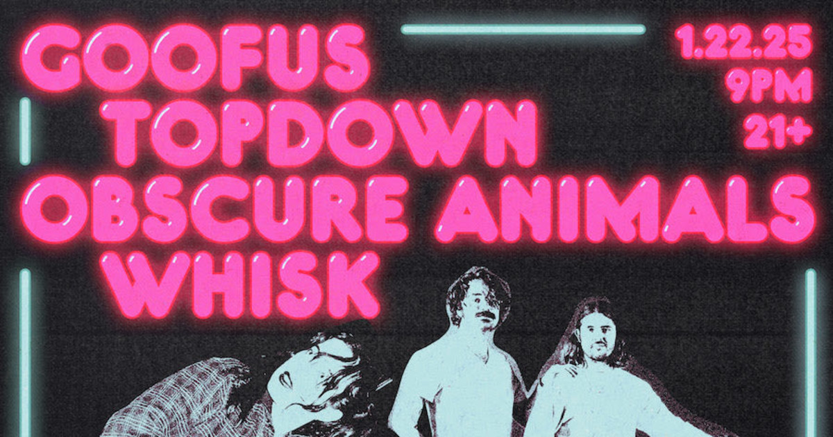 Obscure_animals's tweet card. Check out goofus, Topdown, Obscure Animals, whisk at Hotel Vegas & The Volstead Lounge in Austin on January 22, 2025 and get detailed info for the event - tickets, photos, video and reviews.