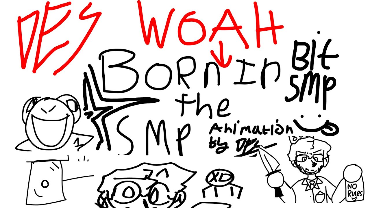 deseray33's tweet card. Born in the smp animation |animated music video| bitsmp| Des105