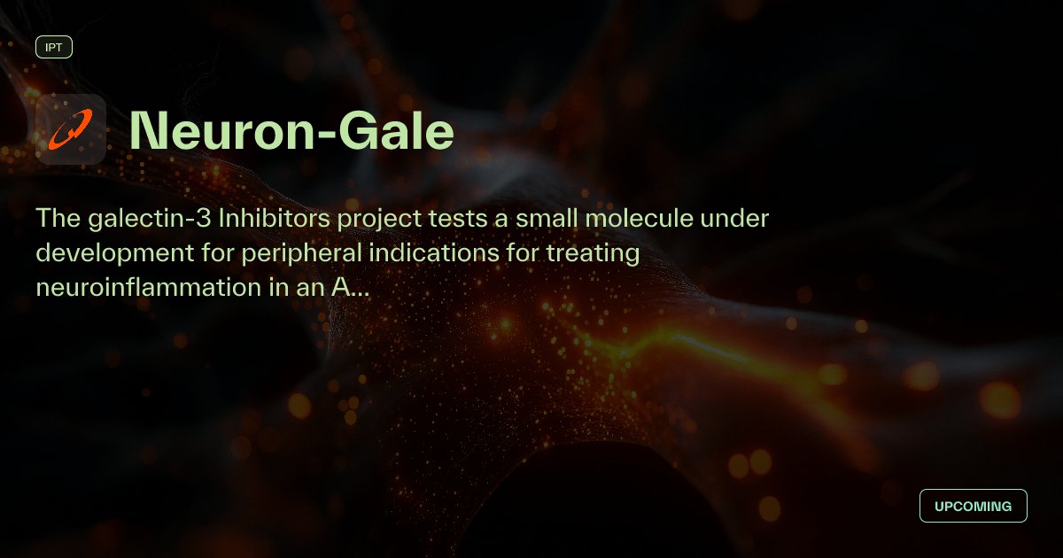 BioProtocol's tweet card. IPT detail page for neuron-gale