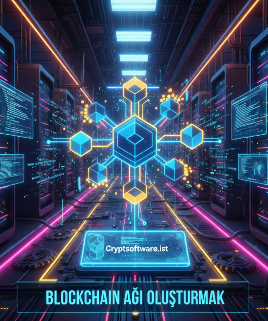 cryptosoftware1's tweet card. Blockchain ağı oluşturmak, işletmelere güvenlik, şeffaflık ve ölçeklenebilirlik sunar. Bizim ile özel blockchain çözümleri geliştirin.