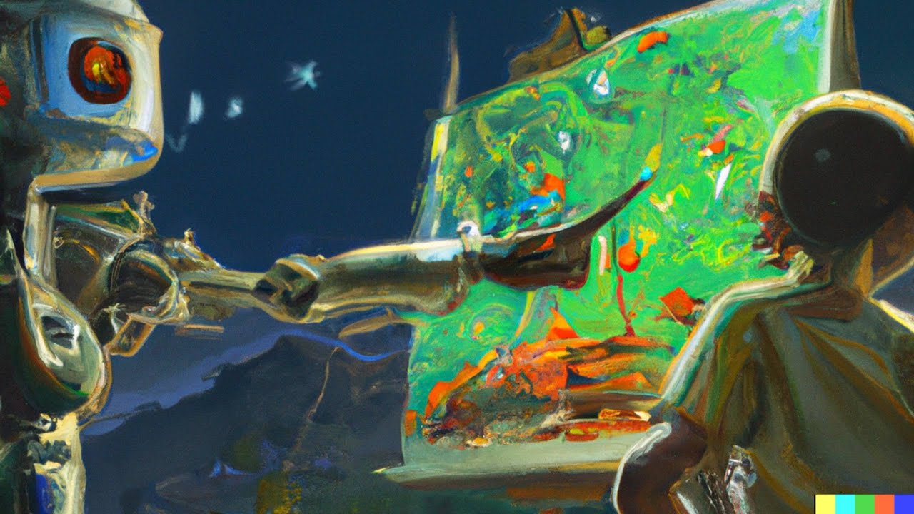 Photonwind's tweet card. Guiding DALLE - The future of Art?