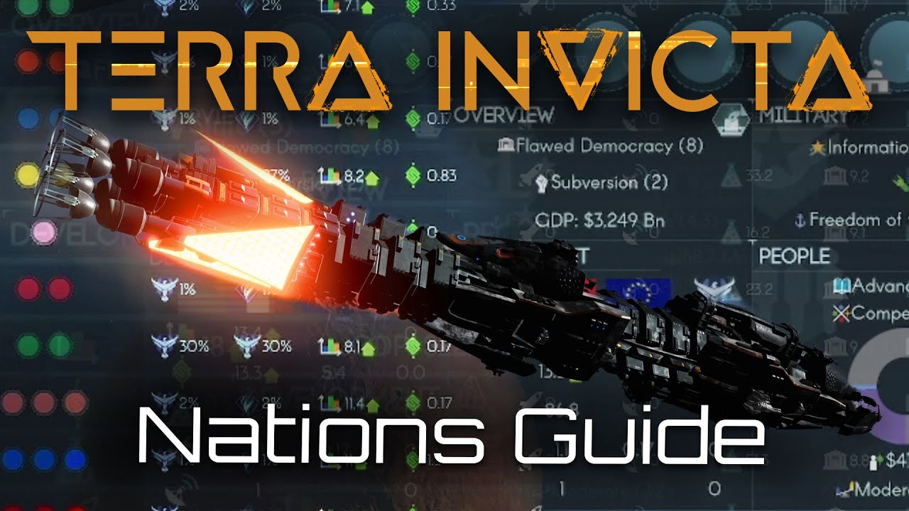 Photonwind's tweet card. Terra Invicta - Nations Guide - Details, Tips and Tricks