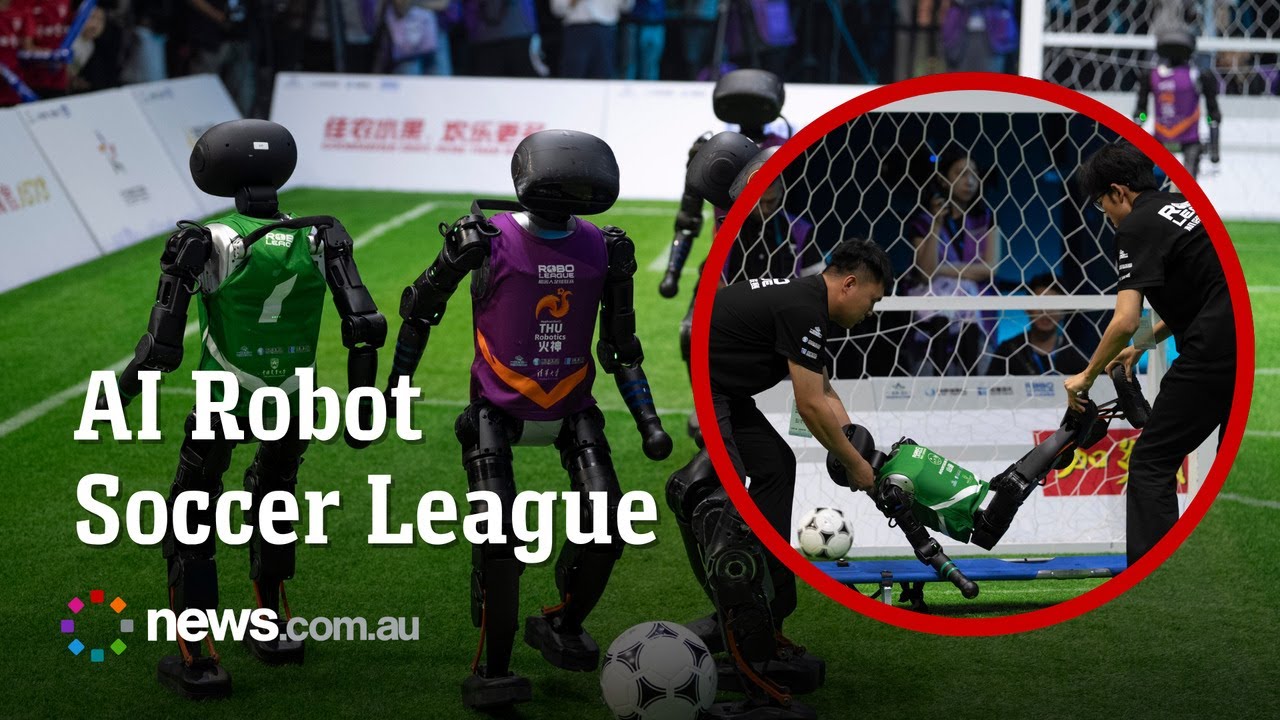 JobstLandgrebe's tweet card. AI Robot soccer league kicks off in China