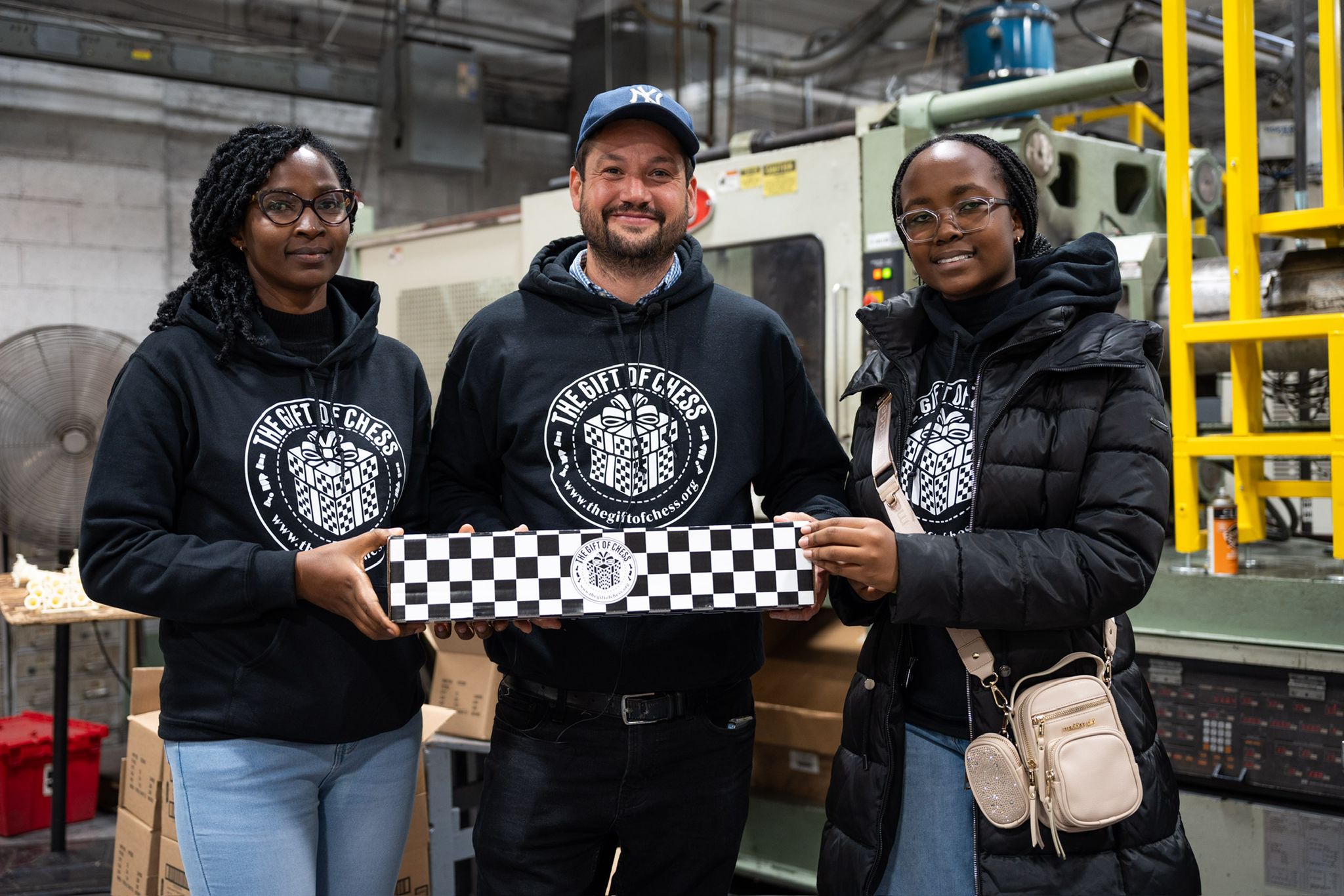 BerniceWambui22's tweet card. The Gift of Chess is transforming lives globally through its sustainable chess sets with the pieces designed and manufactured in the USA.