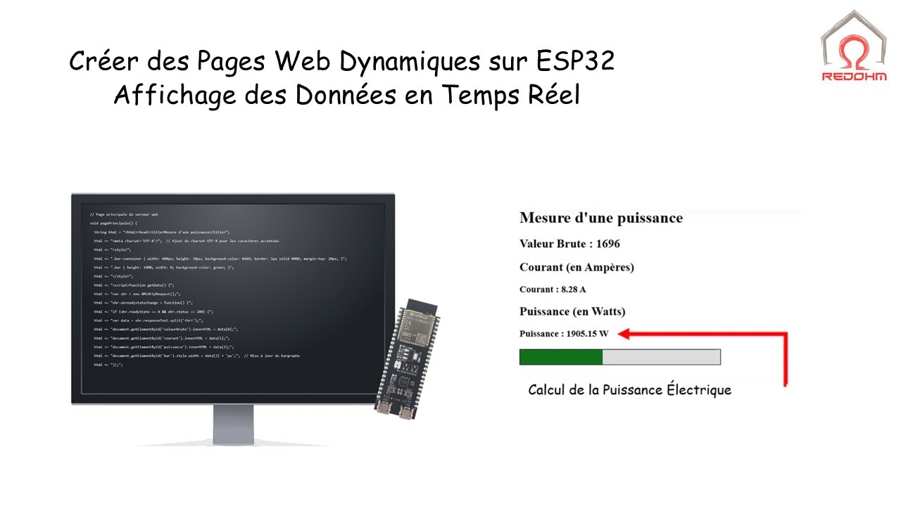 Le_robot_MAYA's tweet card. Créer des Pages Web Dynamiques sur ESP32 : Affichage des Données en...