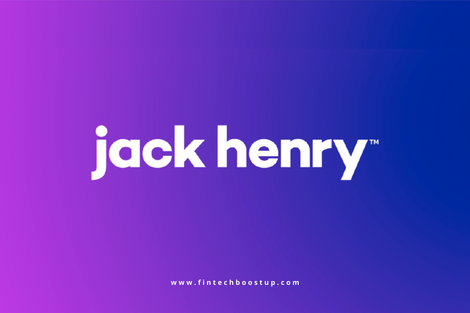 FinTechBoostUP's tweet card. Jack Henry™ (Nasdaq: JKHY) announced today that Traditional Bank has selected Jack Henry to strengthen its technology