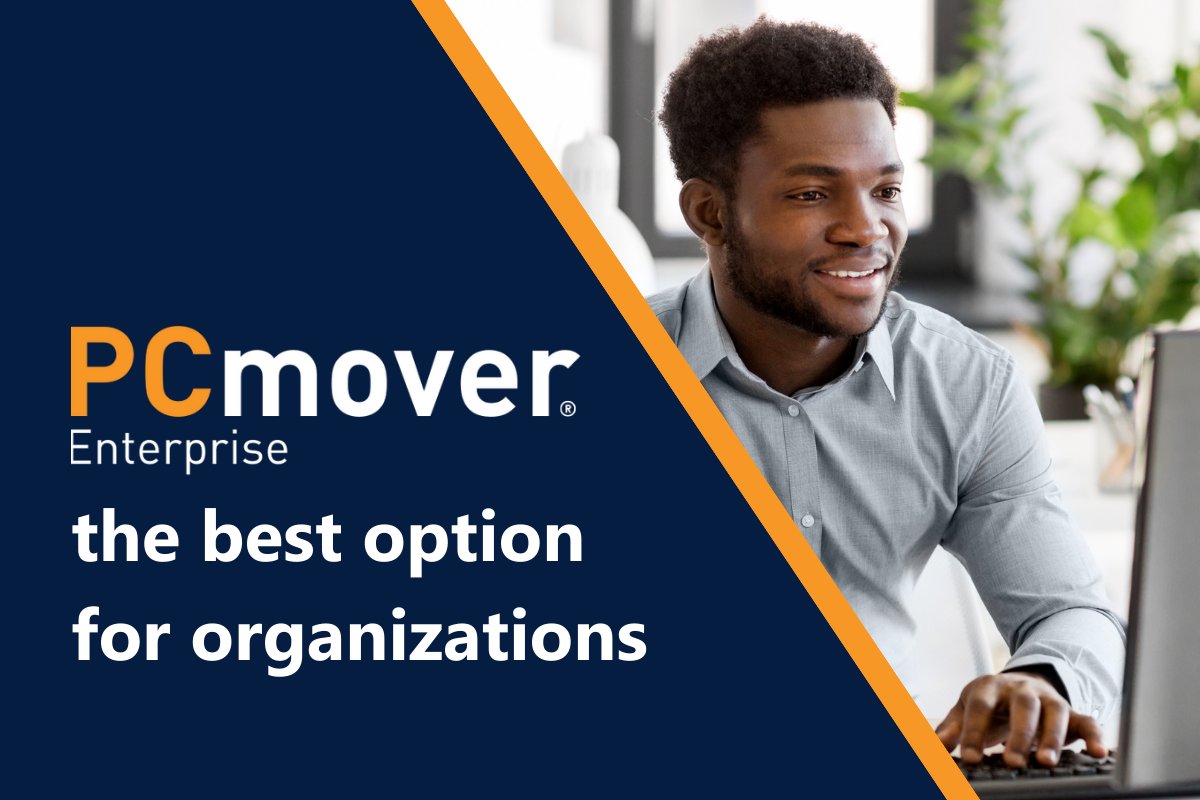Laplink's tweet card. PCmover Enterprise is the preferred corporate-level PC migration solution. PCmover will reduce downtime, IT labor costs, and operational expenses and is recommended by both Microsoft and Intel....