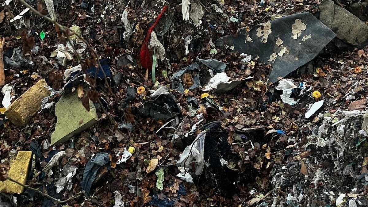 cleanelmbridge's tweet card. Action Against Illegal Waste site on the River Cherwell