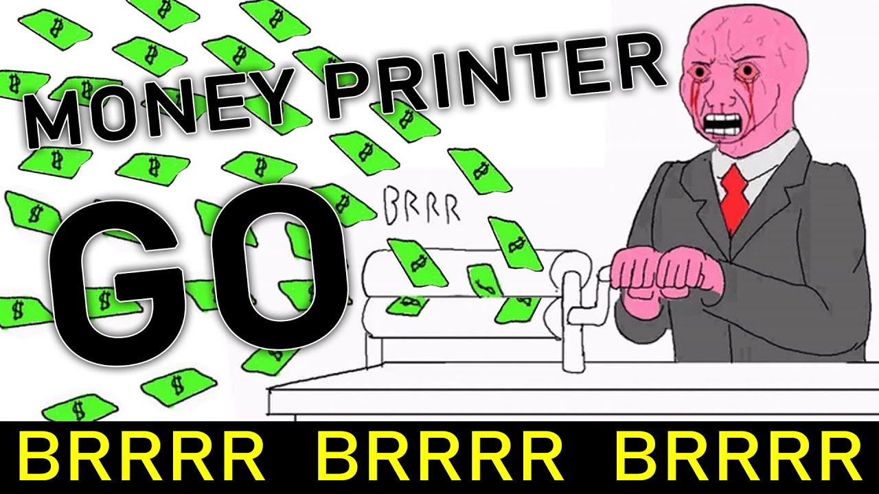 toobittofail's tweet card. Too Bit To Fail - Money Printer Go