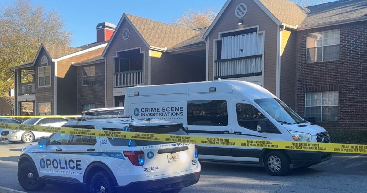 ajc's tweet card. A Georgia woman was strangled to death in her home by a man who then crashed nearby, according to police.