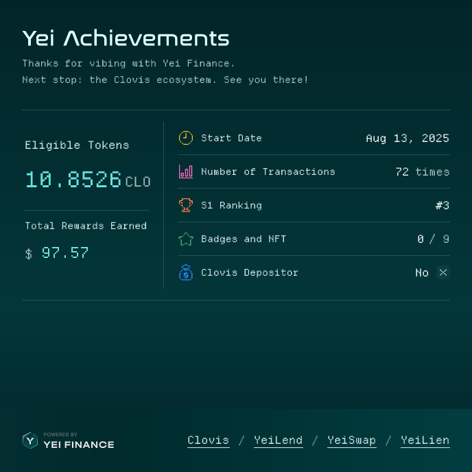 SilenceCrack1's tweet card. Claim your CLO tokens through our secure TGE portal. Check eligibility, view allocation, and claim CLO. Join Clovis today!