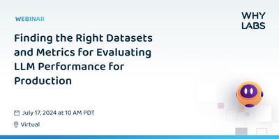 WhyLabs's tweet card. Join this hands-on webinar where we’ll discuss the tradeoffs and risks of evaluating LLMs using labeled data and unlabeled data.