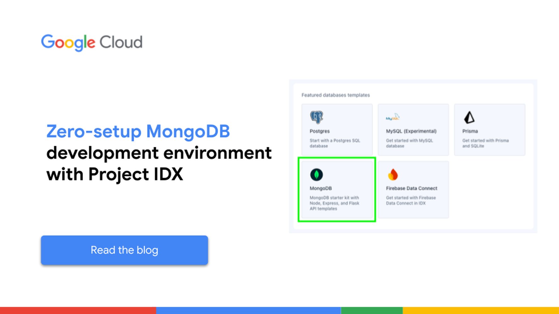 SeifLils's tweet card. Are you looking for a quick and easy way to set up a development environment with MongoDB without installing anything on your local machine? Look no further than Project IDX, Google’s new web-based...