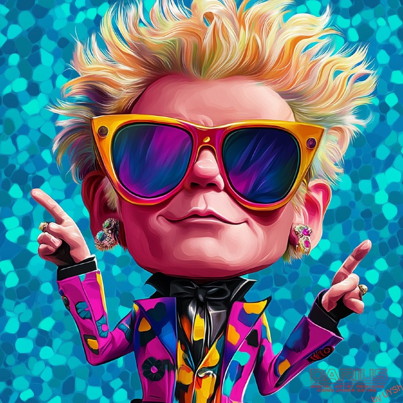 Rabensturm's tweet card. Glitter meets gravity. Sir Velvet Rocket doesn’t walk into rooms — he erupts in sequins and neon charm. A walking piano riff in human form, he’s equal...