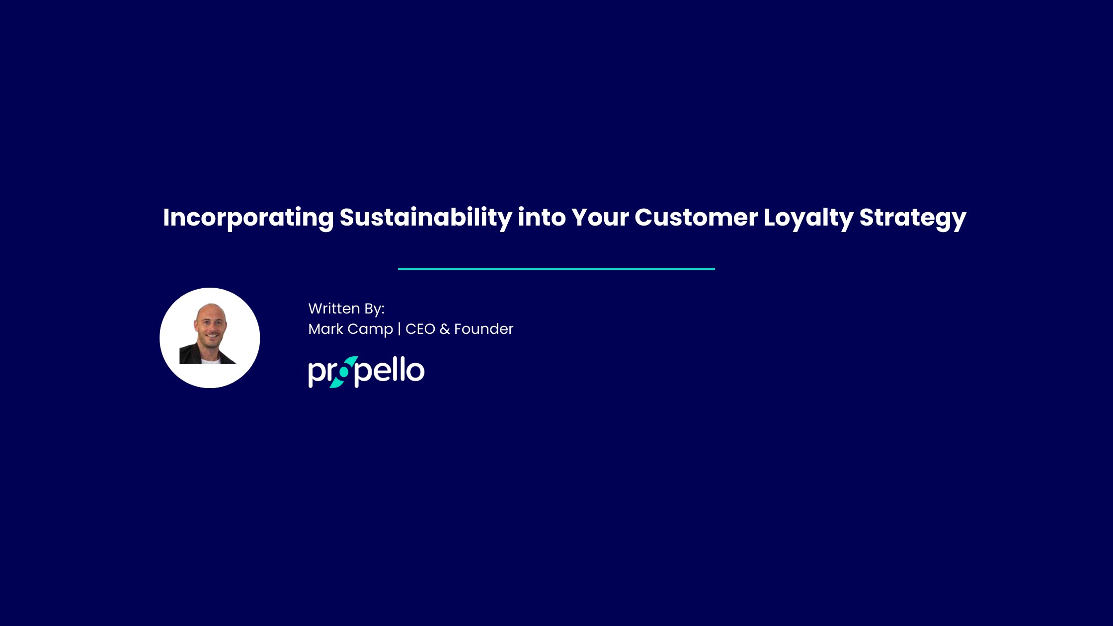 PropelloCloud's tweet card. Discover how sustainability and customer loyalty are linked. Aligning business practices with consumer values can boost loyalty and drive long-term success