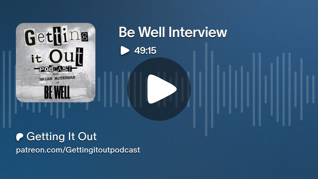 GettingItOutPod's tweet card. Get more from Getting It Out on Patreon
