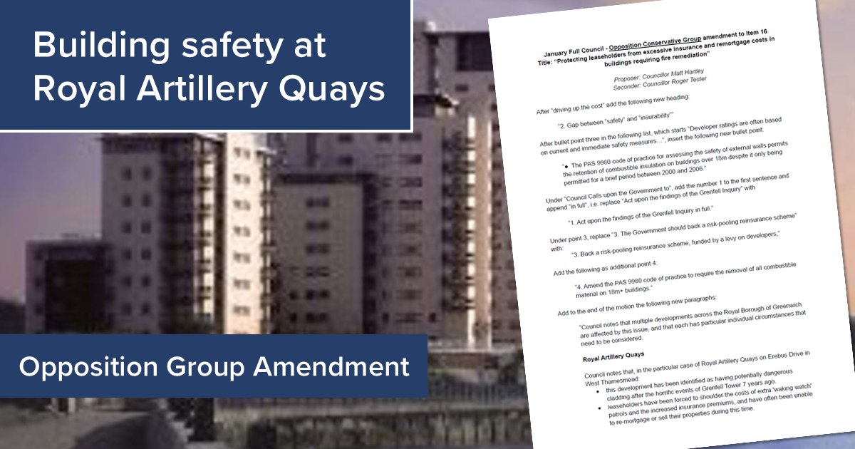 MattHartley100's tweet card. Campaigning for improved safety at Royal Artillery Quays