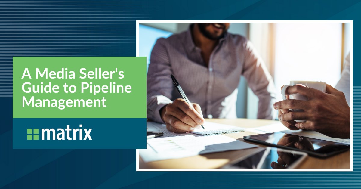 MatrxSolutions's tweet card. Learn how to track and manage prospects with our guide to pipeline management. Get actionable tips for media sellers to improve sales funnel efficiency.