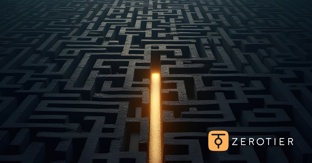 ZeroTier's tweet card. ZeroTier makes it possible to connect devices anywhere in the world as if they were still part of one continuous network.