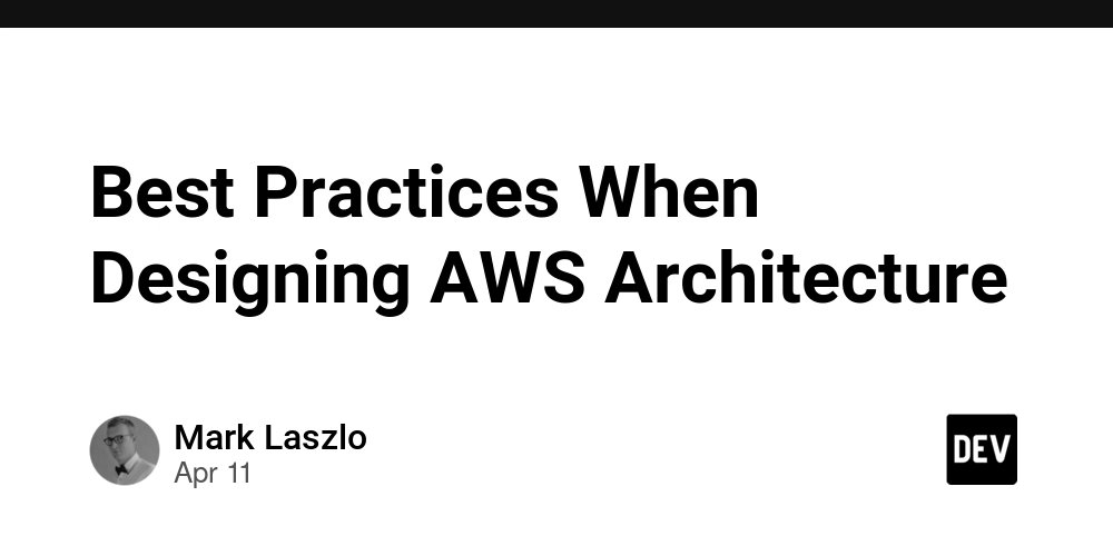 NaveenS16's tweet card. AWS architecture is the way you design and implement your cloud applications using AWS services and...