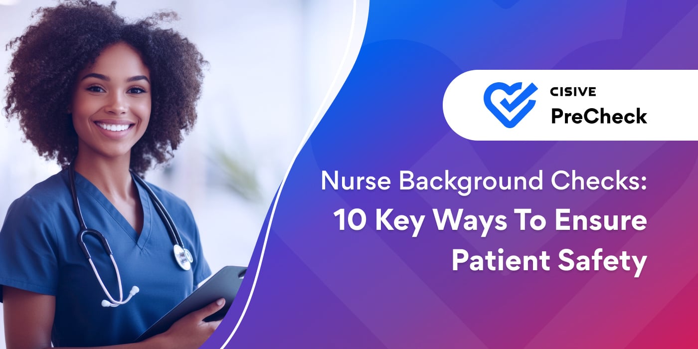 PreCheckInc's tweet card. Nursing background check requirements are critical for building a safe, reliable workforce. Visit this guide to learn more about the nurse screening process.