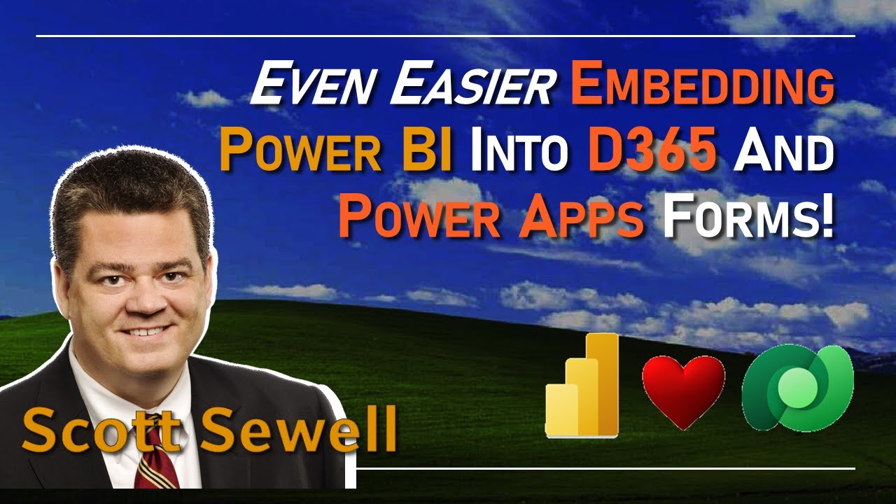 DataverseSme's tweet card. Embedding Power BI into D365 and Power Apps Forms!