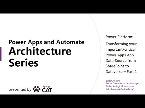 DataverseSme's tweet card. Migrate SharePoint Data To Dataverse - Part 1