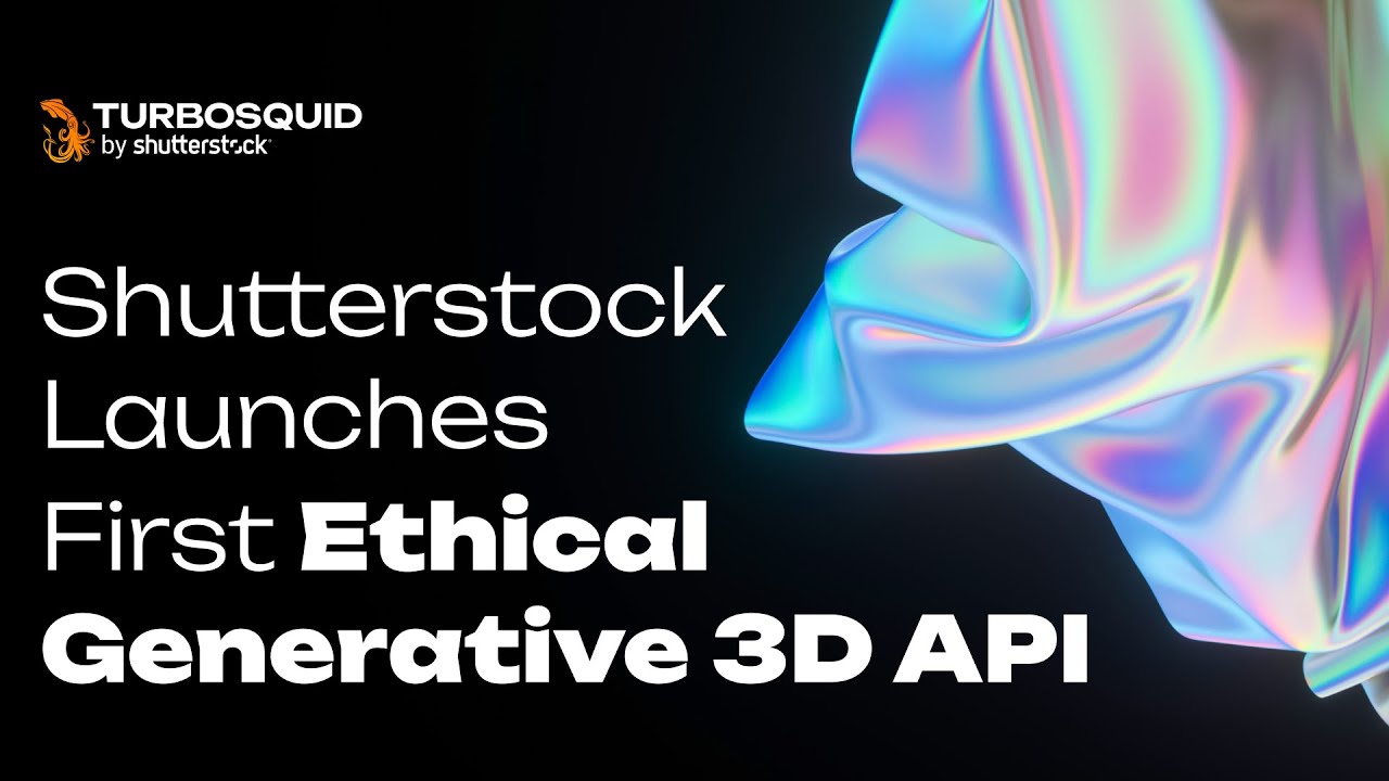Shutterstock's tweet card. Shutterstock Launches First Ethical Generative 3D API | SIGGRAPH 2024
