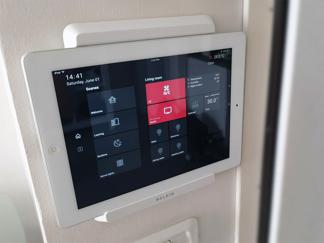 smartbyteblog's tweet card. פאנל לשליטה בבית חכם לא קשה למצוא. הבעיה שכנראה ותאלצו להיפטר מלא מעט כסף וגם תקבלו שליטה מוגבלת. החלטתי שאני רוצה כזה ולא מוכן להשקיע יותר מדי כסף, ככה עשיתי את זה.