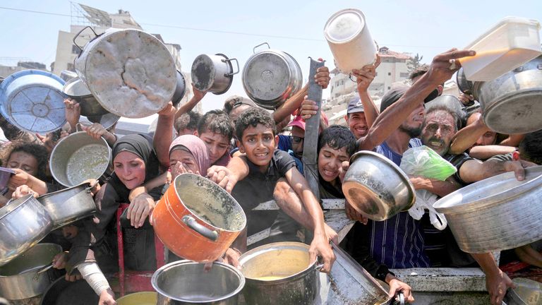 SkyNews's tweet card. The two groups are the first major voices within Israeli society to make such accusations against the state during nearly 22 months of war. Israel has denied claims of genocide.