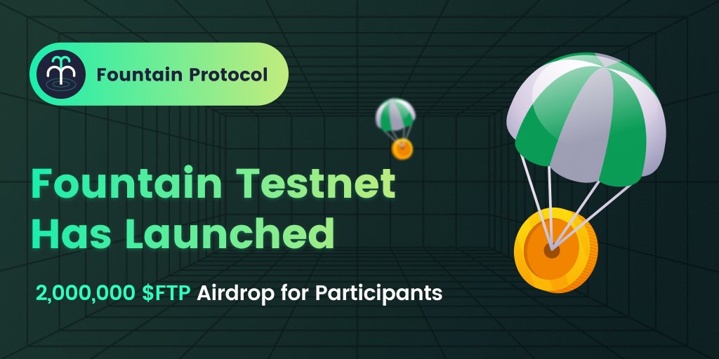fountainprot's tweet card. On February 14, we are thrilled to announce the launch of Fountain Protocol testnet on Oasis network. This version will enable users to…