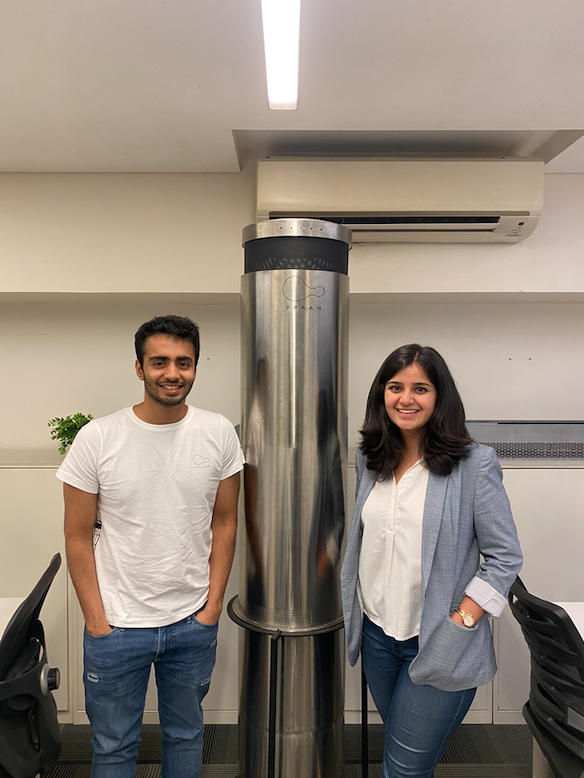 SWashishth's tweet card. Air pollution is a major problem around the world! Praan is building the world’s most advanced filterless air purification systems to…