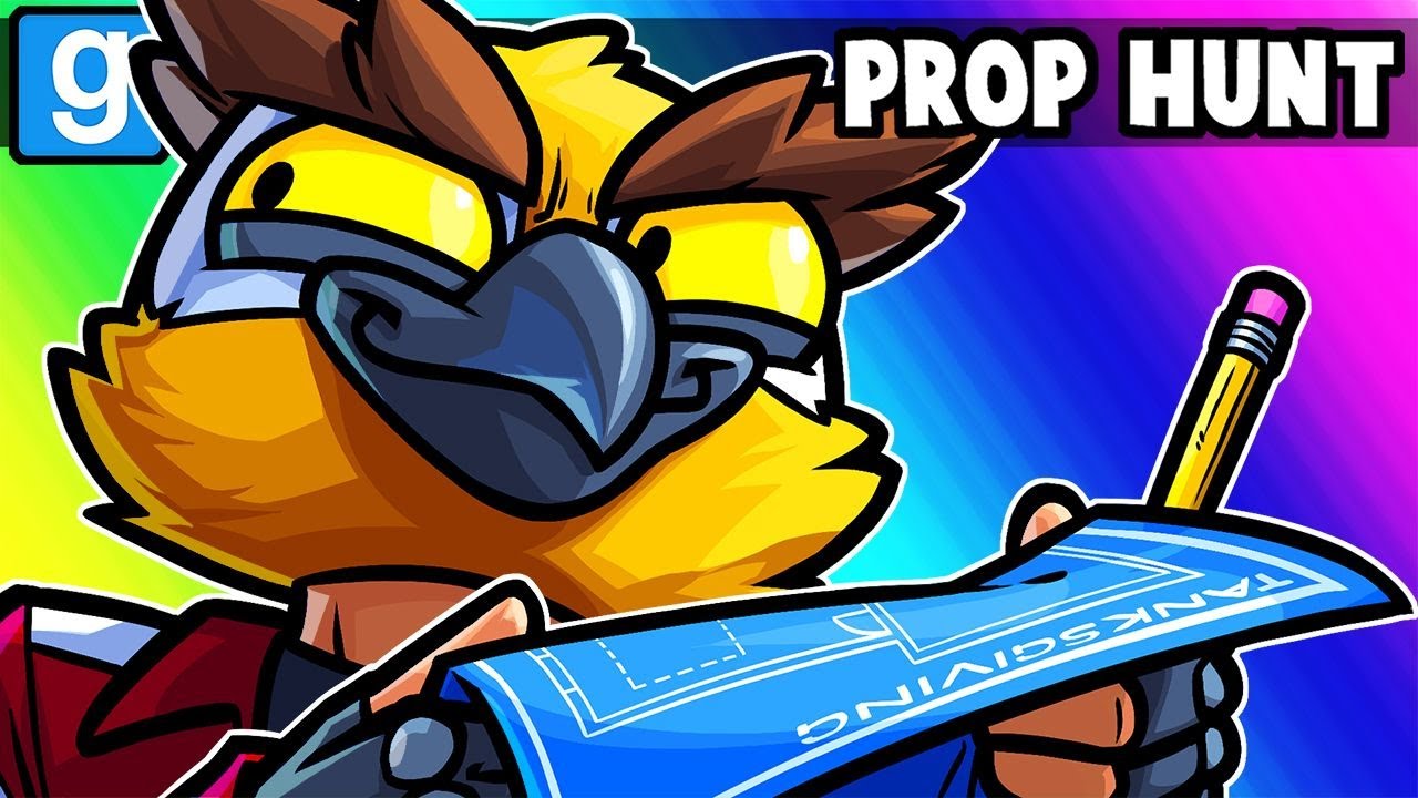 NO_KE_Gaming's tweet card. Gmod Prop Hunt Funny Moments - Secret Hiding Spots!