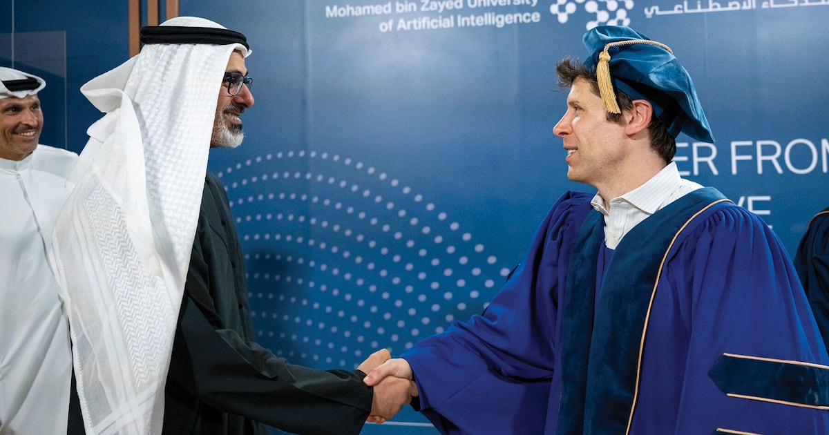 TheNationalNews's tweet card. Honour was to 'celebrate a professional lifetime of achievements'