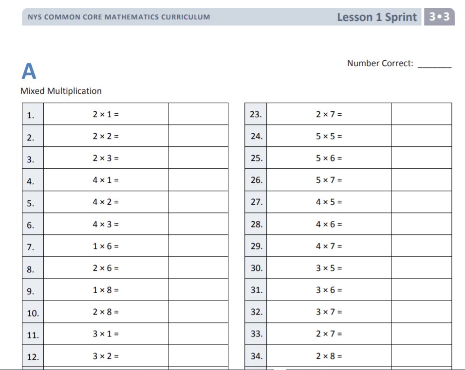 mpershan's tweet card. I haven’t done a survey or anything, but I’m pretty sure the most common way people try to teach math facts (like 3 x 7 or 9 + 6) is by giving kids a bunch of problems on a page and ask…